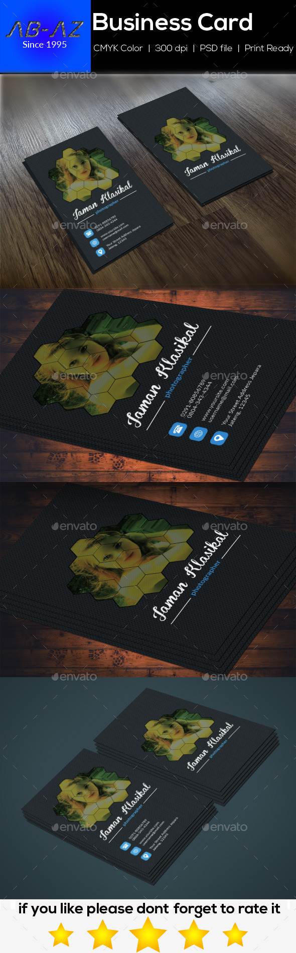Creative Photography Business Card - Business Cards Print Templates