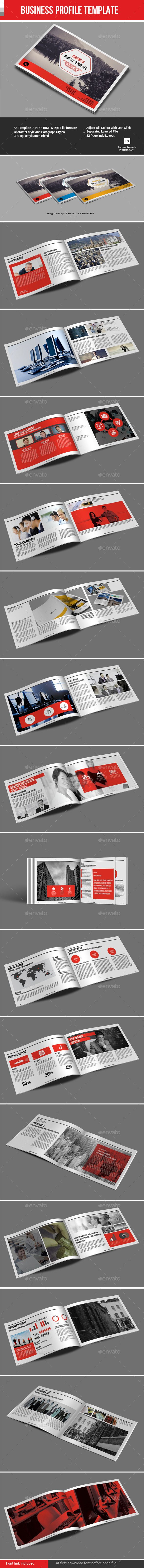 Business Profile Template - Corporate Brochures