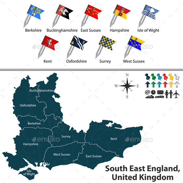 South East England, United Kingdom - Travel Conceptual