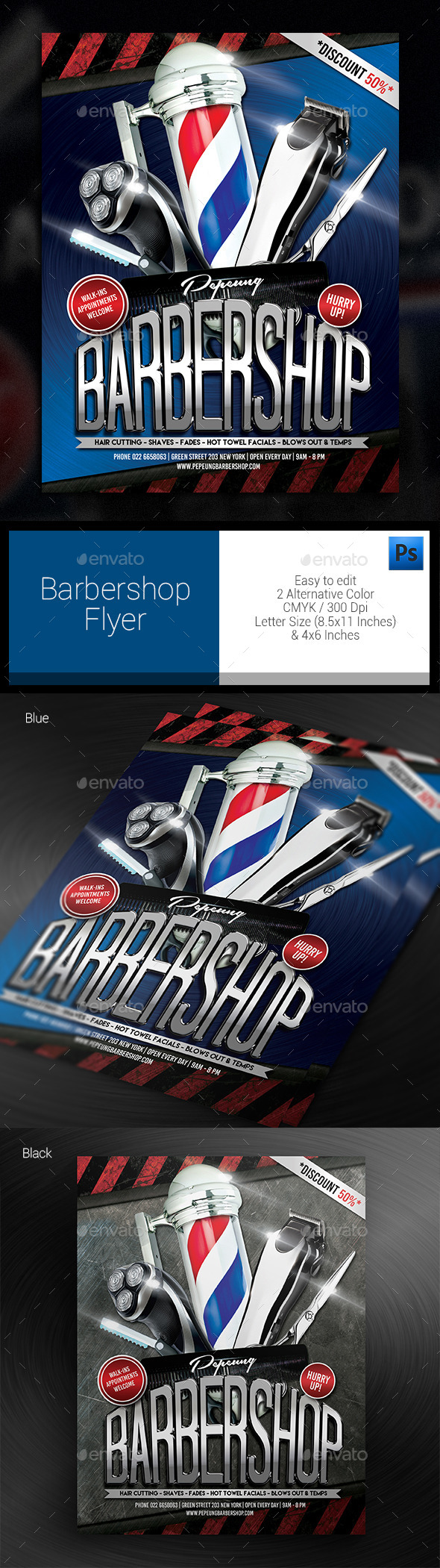 Barbershop Flyer - Corporate Flyers
