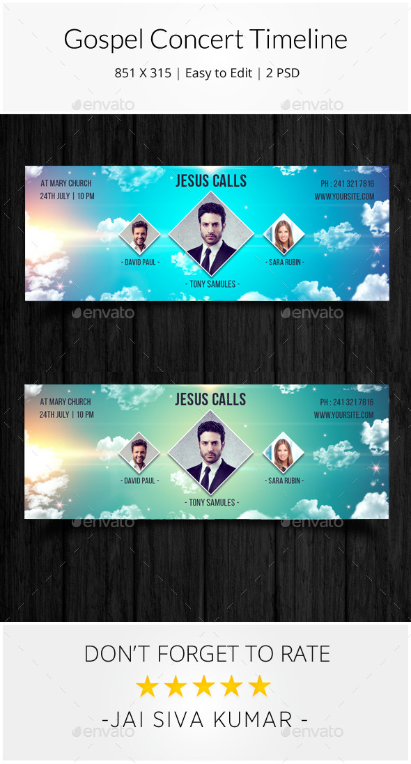 Gospel Concert Timeline - Facebook Timeline Covers Social Media