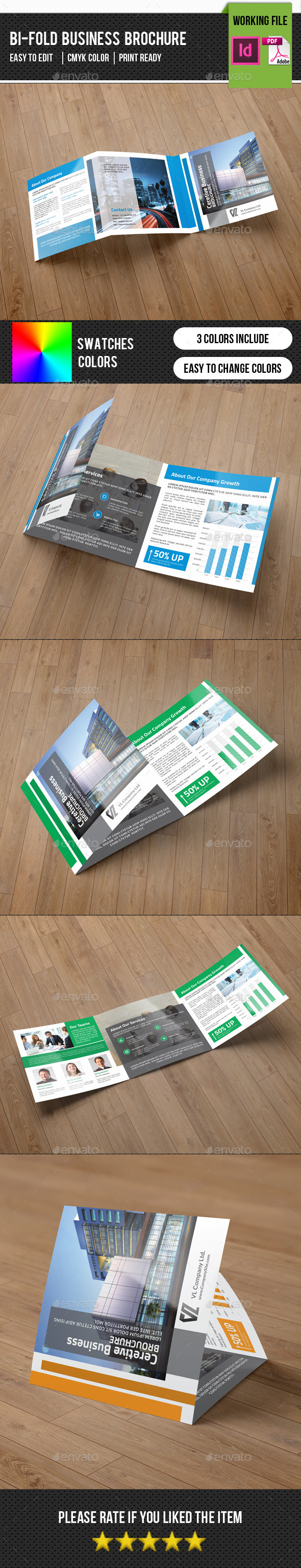 Corporate Square Trifold Brochure-V67 - Corporate Brochures
