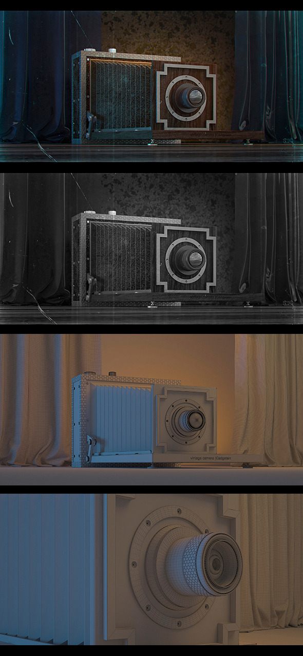 Vintage Camera---Gadgetsin - 3Docean 12004077