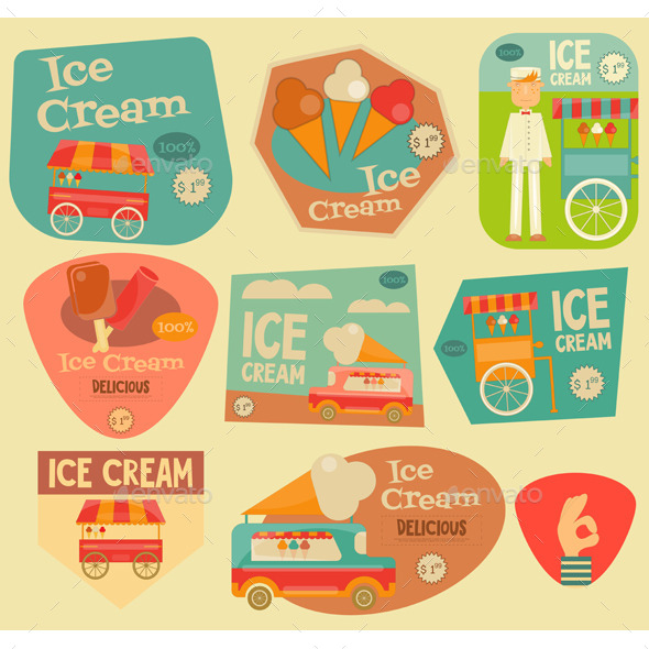 Ice Cream Poster - Food Objects