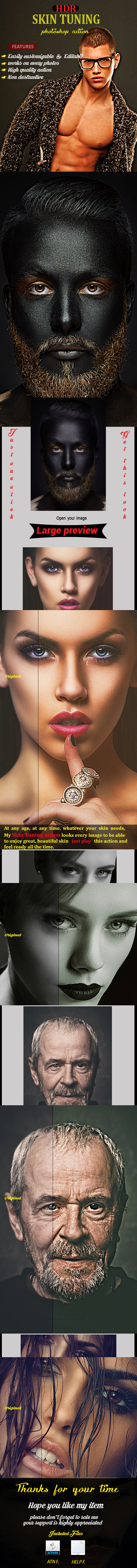 HDR Skin Tuning - Photo Effects Actions