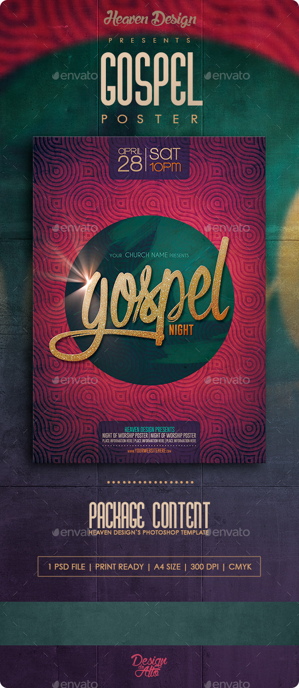 Gospel Night | Poster - Events Flyers