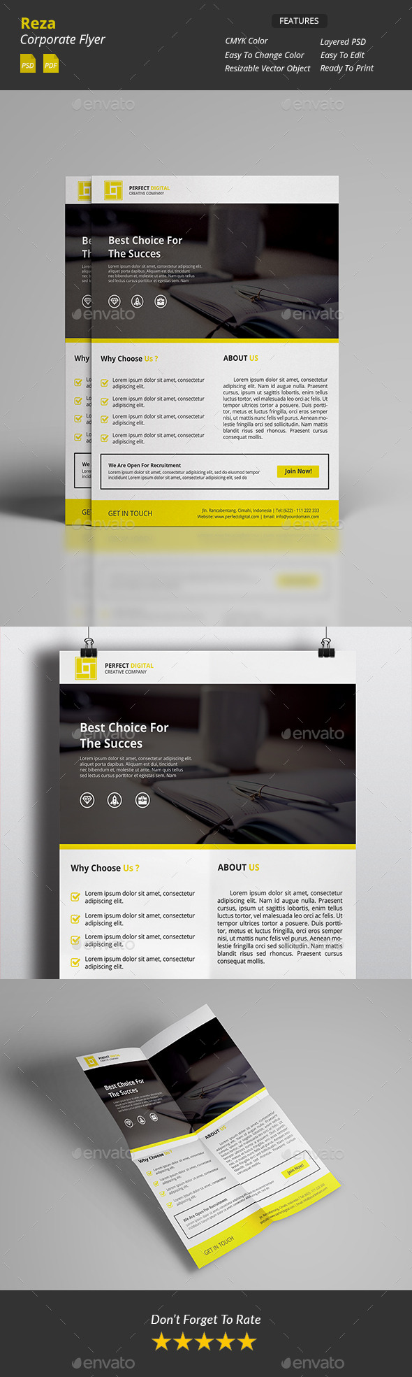 Reza - Corporate Flyer - Corporate Flyers