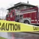 Caution Tape Near A Fire Truck (1 Of 3) - VideoHive Item for Sale