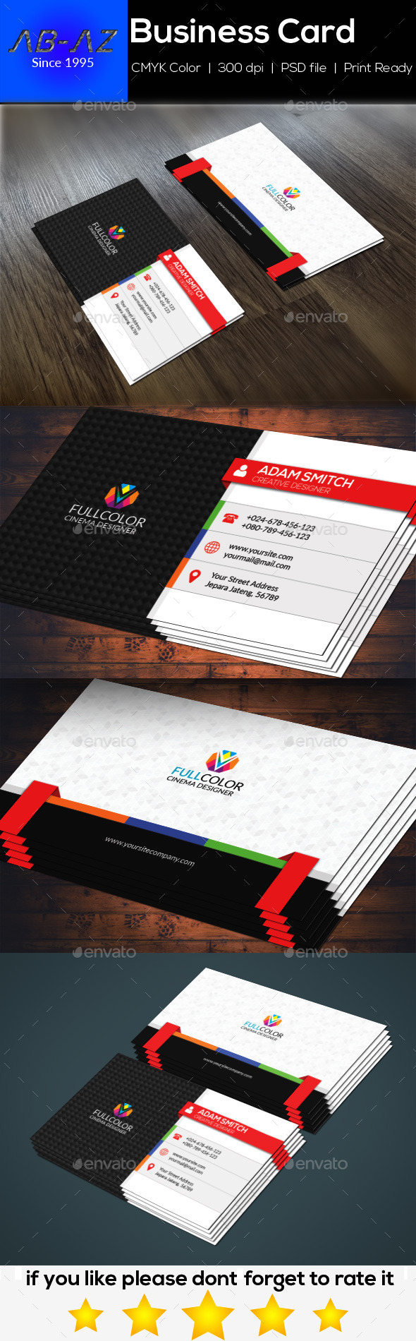 Modern Corporate Business Card - Corporate Business Cards