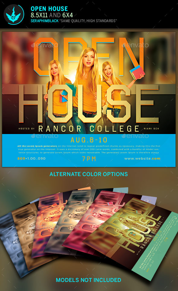 Open House Flyer Template - Events Flyers