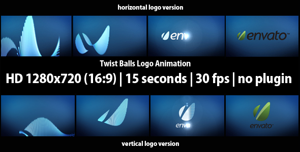 Twist Balls Logo Animation
