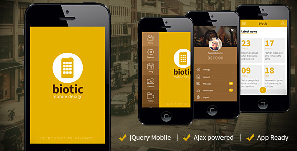 Biotic - Mobile - ThemeForest 11810503