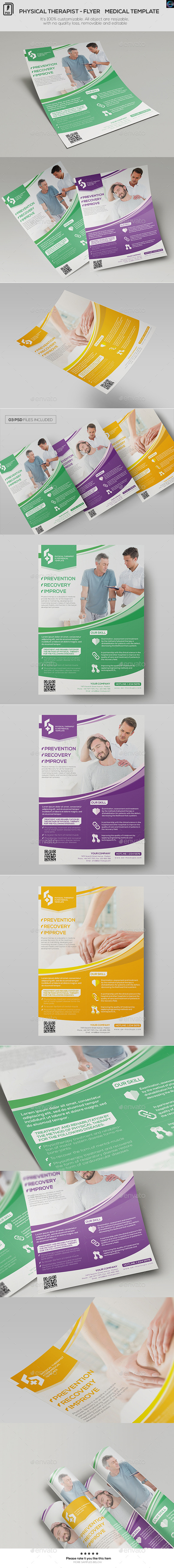 Physical Therapist - Flyer Medical Template - Corporate Flyers