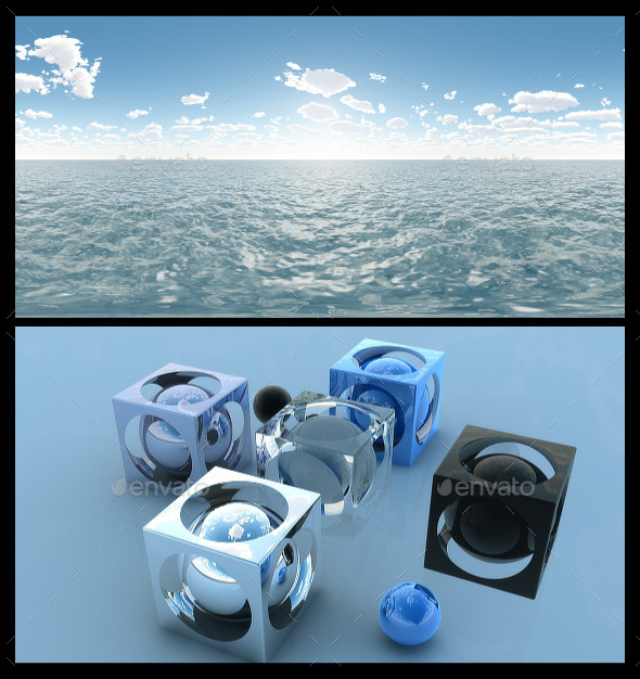 Ocean Blue Clouds - 3Docean 12014679