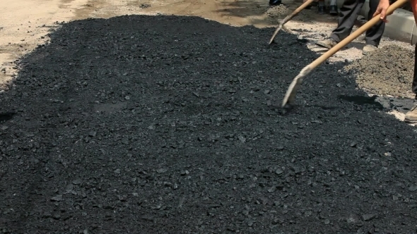 Laying Asphalt Road by Elastix | VideoHive