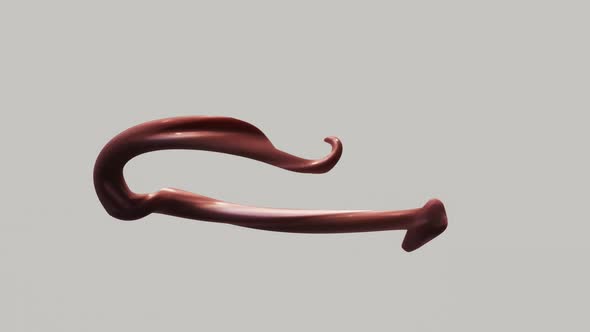 Chocolate Spread 3D Rendering Motion
