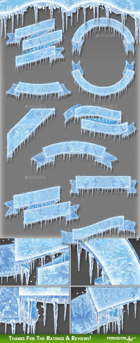 Frozen Banners - Decorative Symbols Decorative