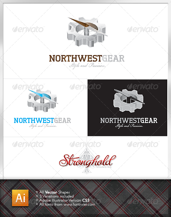 Northwest Gear Logo - Objects Logo Templates