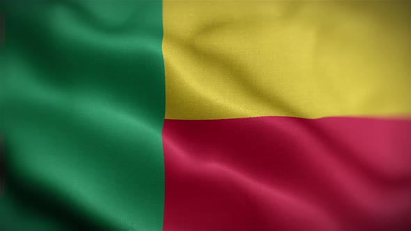 Benin Flag Front Front