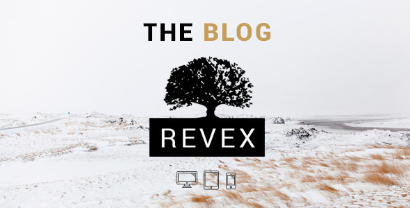 Wonderful REVEX - Personal Blog HTML Template