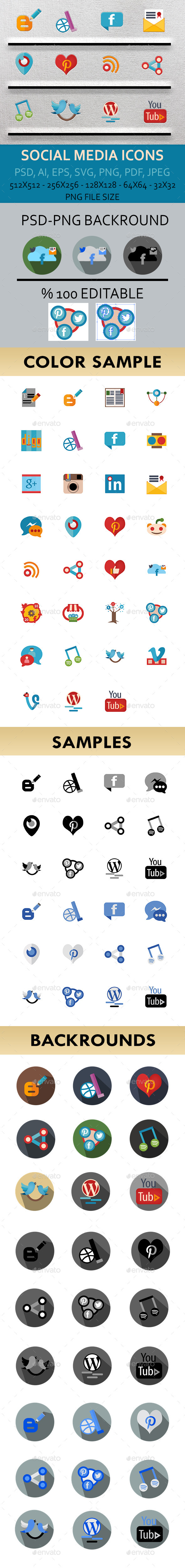 31 SOCIAL MEDIA ICONS - Media Icons