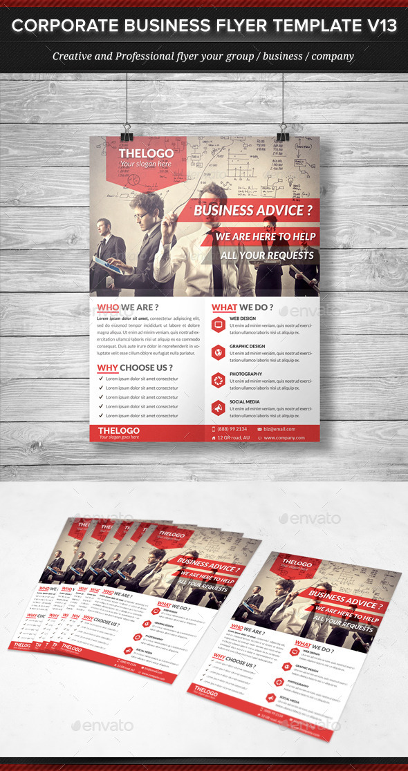Corporate Business Flyer Template V13 - Corporate Flyers