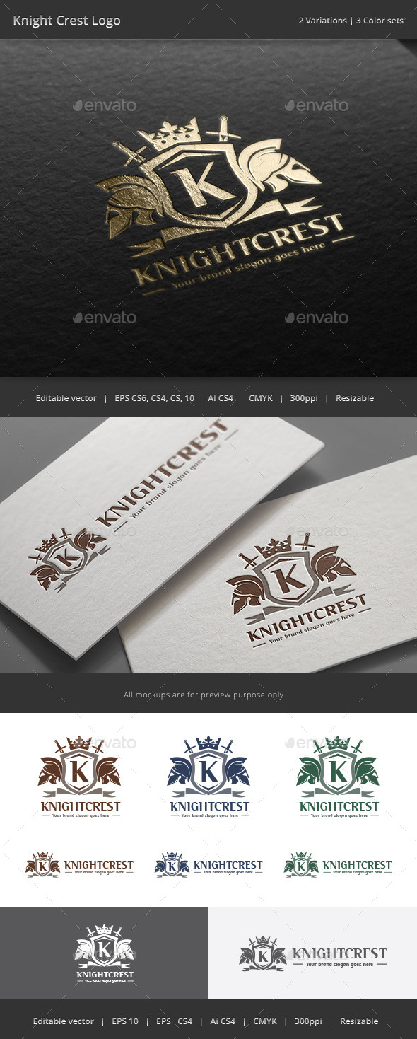 Knight Crest Logo - Crests Logo Templates