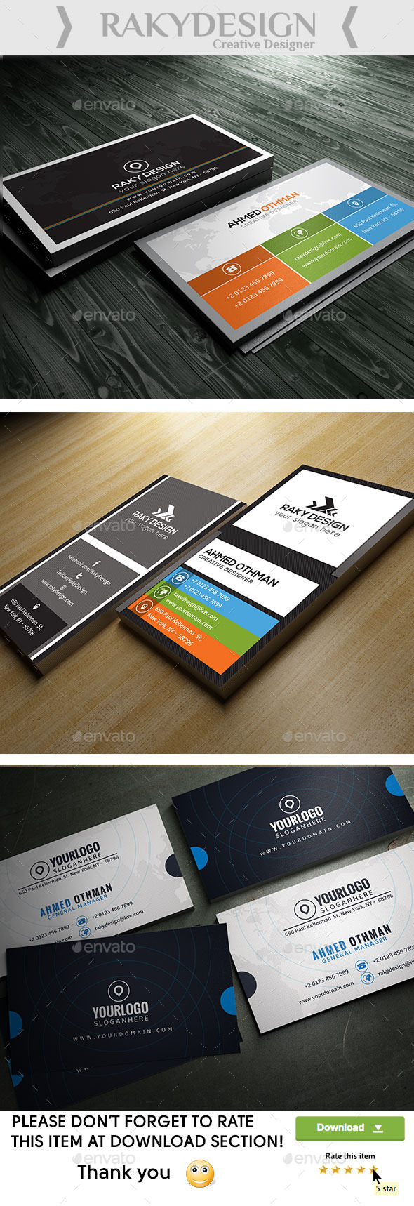 Minimal Business Card Bundle - Corporate Business Cards