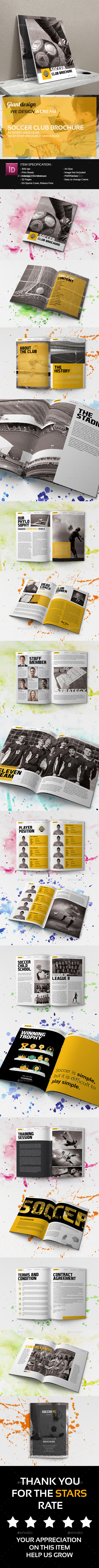 Soccer Club Brochure - Corporate Brochures