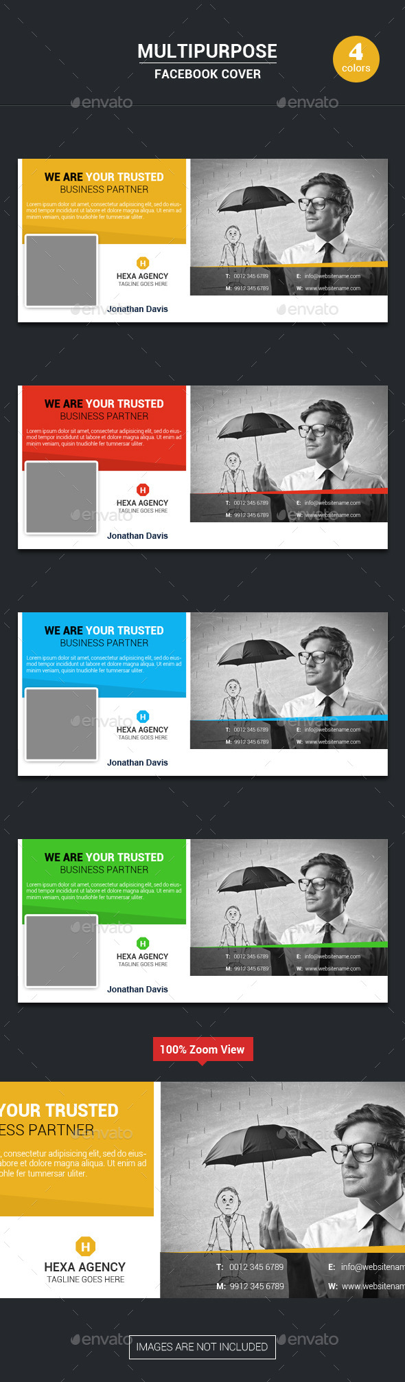 Multipurpose Facebook Cover - Facebook Timeline Covers Social Media
