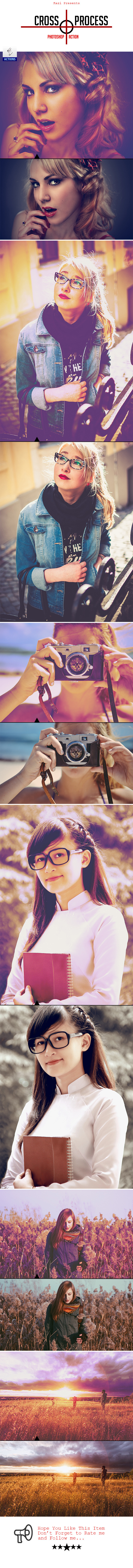 Cross Process Action - Photo Effects Actions