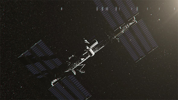 Flying around International Space Station 