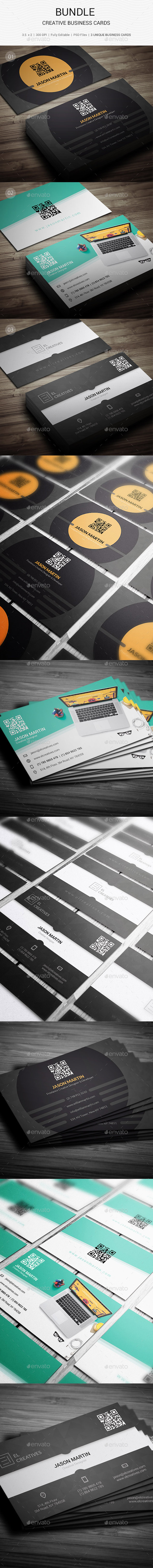 Bundle - 3 in 1 - 132 - Creative Business Cards