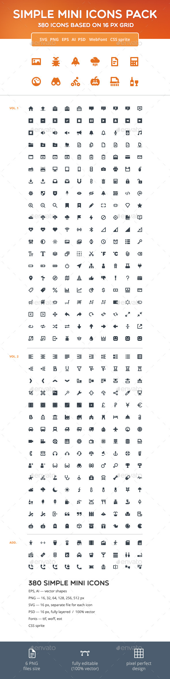 Simple Mini Icons Pack - Web Icons