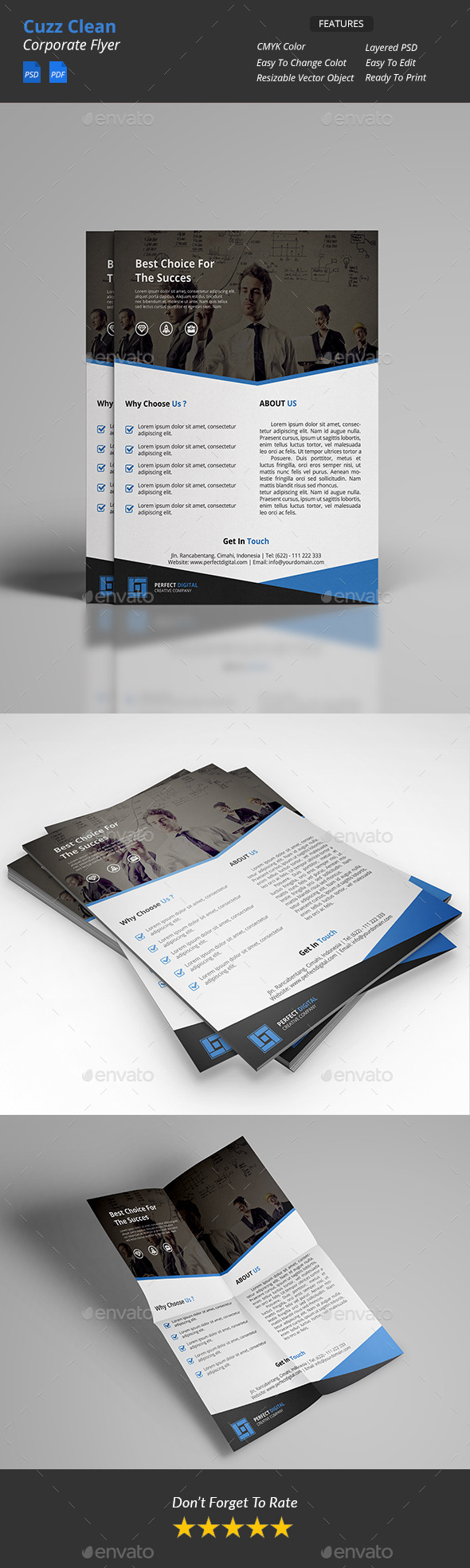 Cuzz - Clean Corporate Flyer - Corporate Flyers
