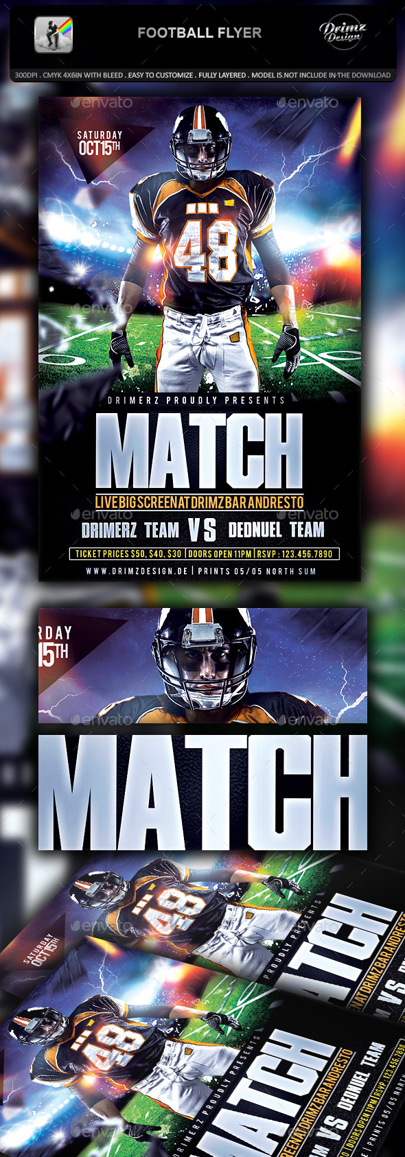 Football Flyer - Sports Events