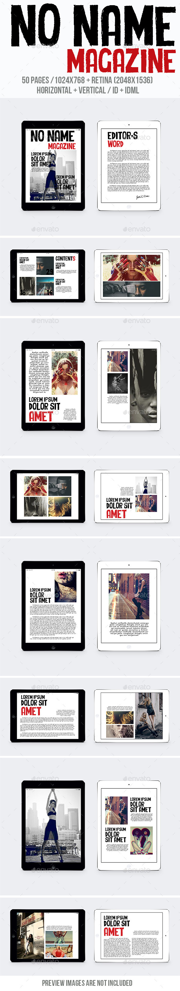 Tablet No Name Magazine - Digital Magazines ePublishing