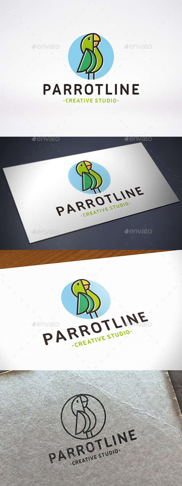 Parrot Logo Template - Animals Logo Templates