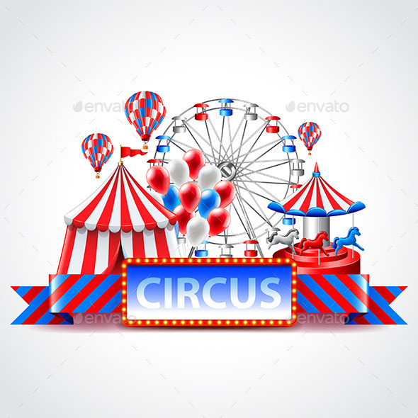 Circus Fun Fair Carnival Background - Miscellaneous Seasons/Holidays