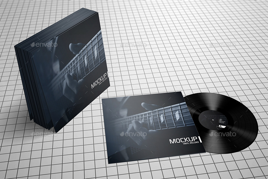 Download Realistic Vinyl Record Mockup by Kipet | GraphicRiver