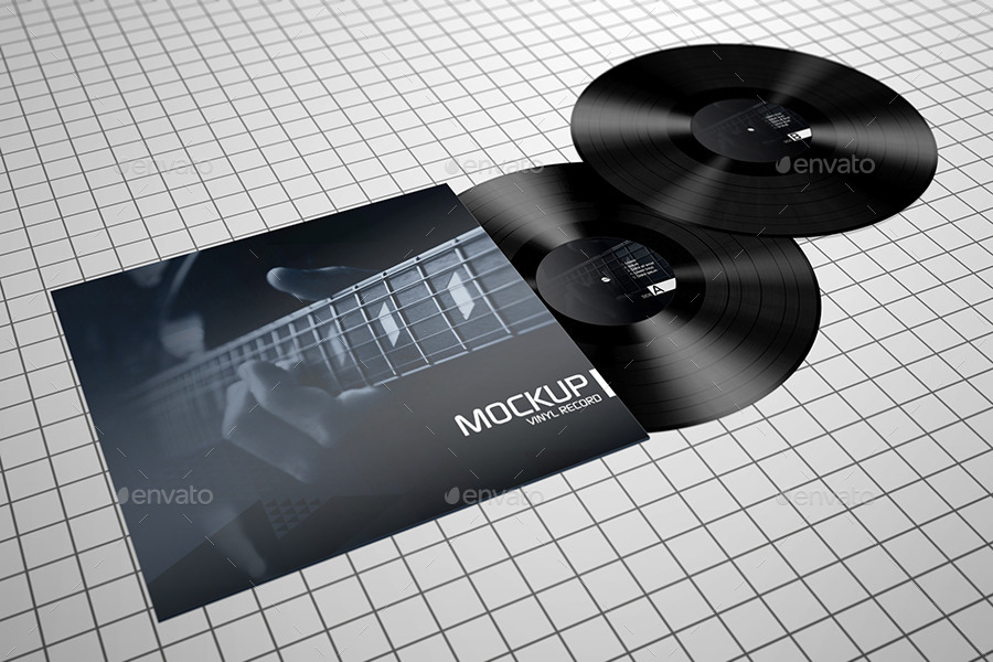 Download Realistic Vinyl Record Mockup by Kipet | GraphicRiver