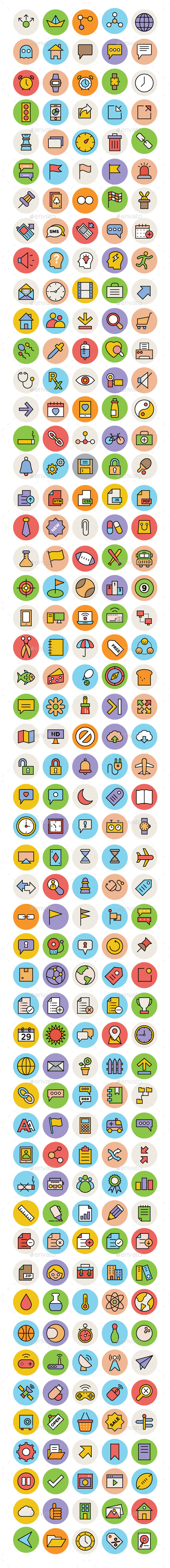 250+ Basic Essentials Vector Icons - Icons