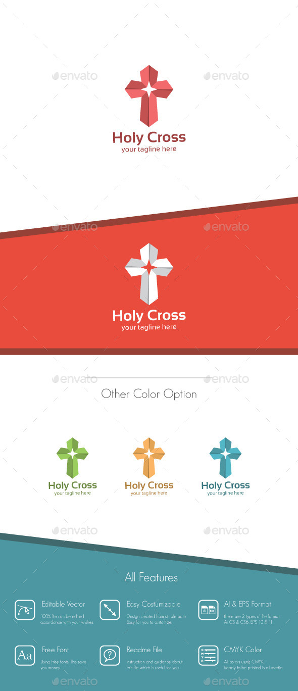 Holy Cross Logo - Symbols Logo Templates