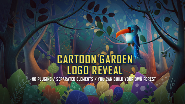 Cartoon Garden Logo Reveal
