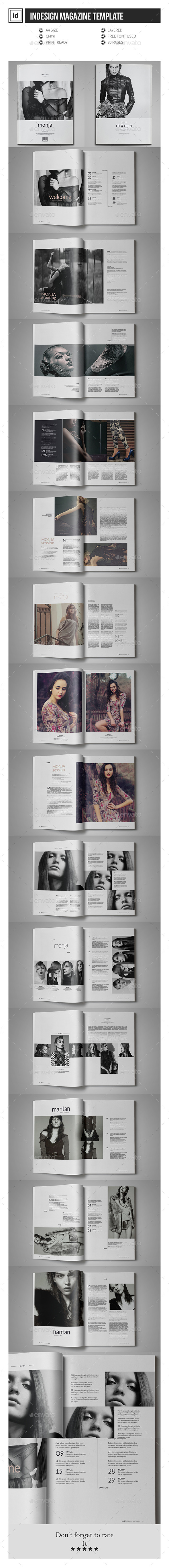 Multipurpose InDesign Magazine Template - Magazines Print Templates