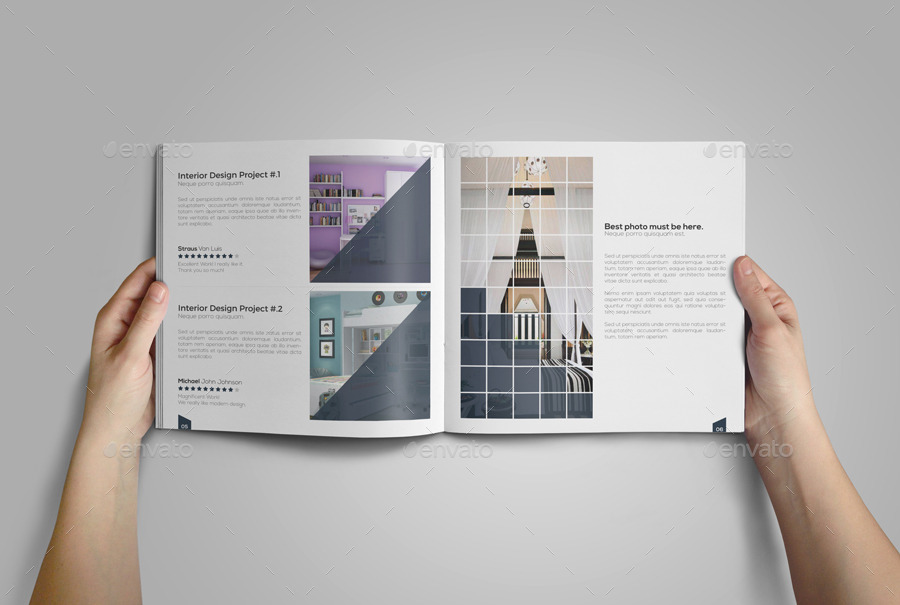 Square Minimal Brochure V.1 by Teestrim | GraphicRiver