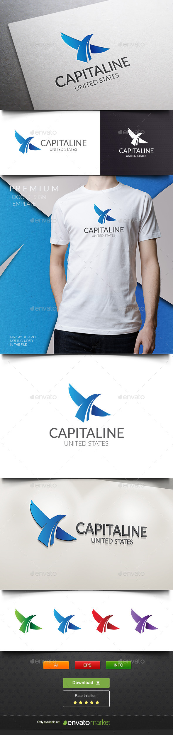 Eagle Up - Animals Logo Templates