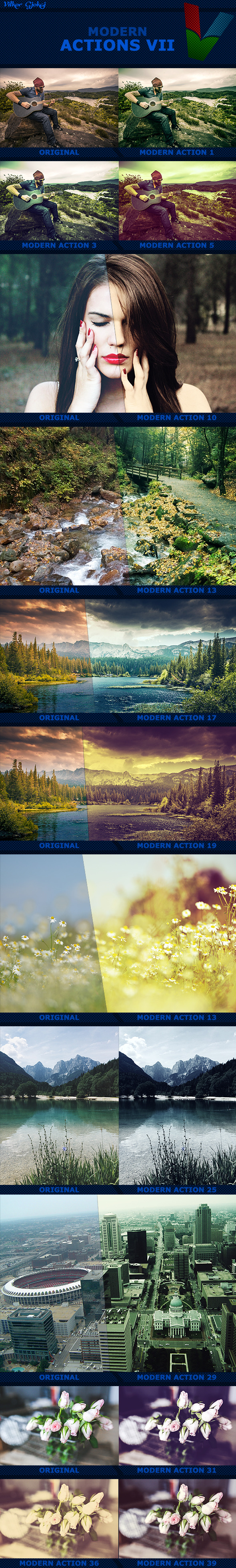 40 Modern Actions VII - Photo Effects Actions
