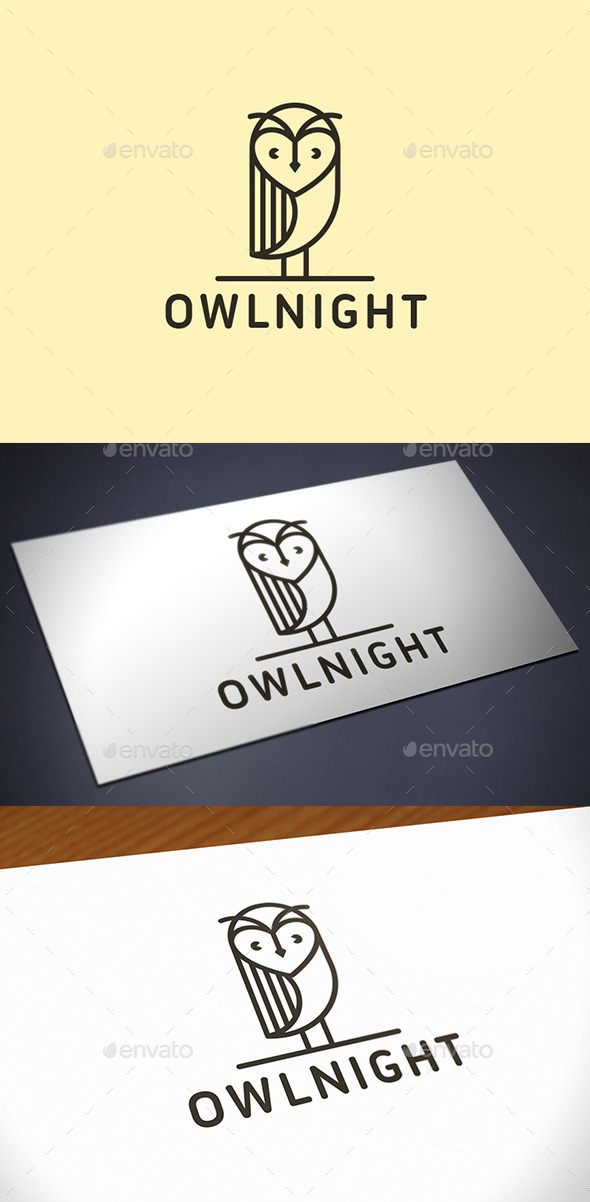 Owl Logo Template - Animals Logo Templates