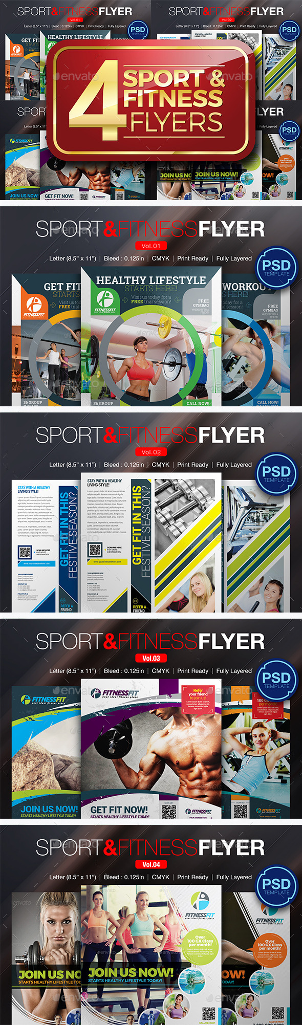 Sport & Fitness Flyer Bundle - Sports Events